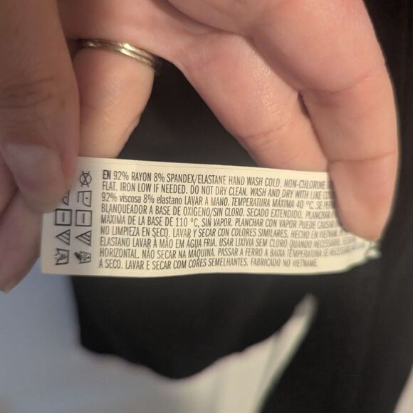 Forever 21 Women’s Long Sleeve Black Knit Dress Size Small - Picture 4 of 5